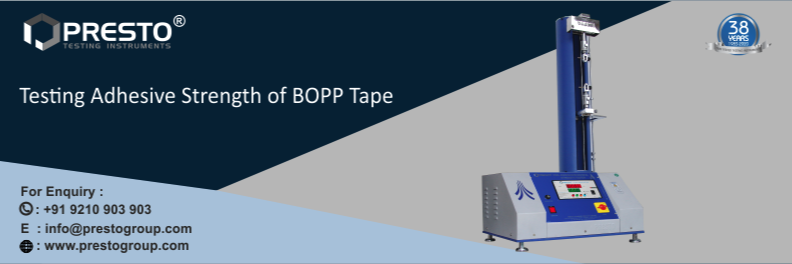 Testing Adhesive strength of BOPP Tape
